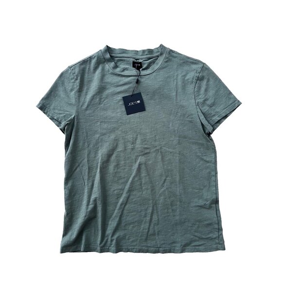 Joe's Jeans Cotton Lily Pad Tee in Army Green ( S ) - Picture 1 of 2